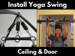 How To Install Yoga Swing (From The Ceiling & Over the Door)
